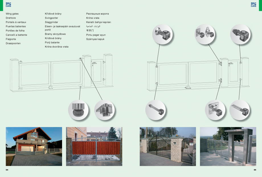 Pagina 34-Role si accesorii pentru porti culisante si usi de hala CAIS Catalog, brosura Romana, Engleza,...