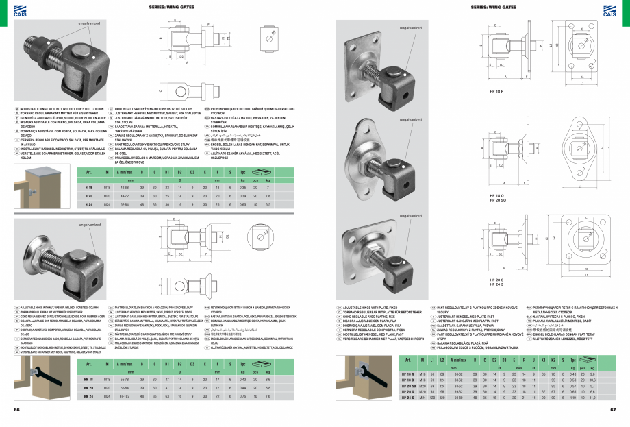 Pagina 35-Role si accesorii pentru porti culisante si usi de hala CAIS Catalog, brosura Romana, Engleza,...
