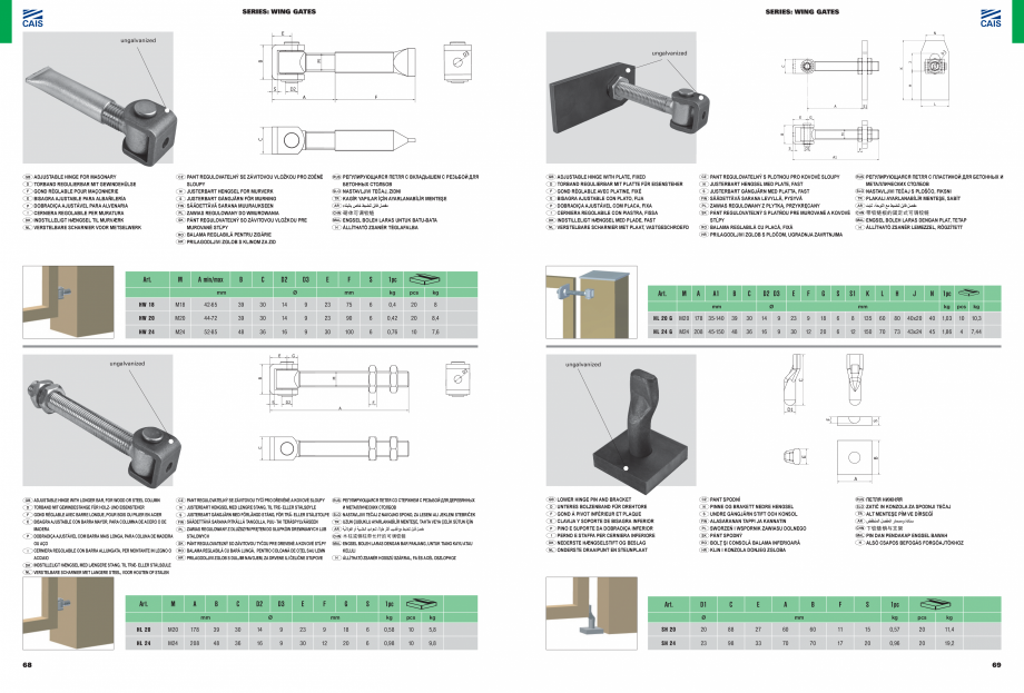 Pagina 36-Role si accesorii pentru porti culisante si usi de hala CAIS Catalog, brosura Romana, Engleza,...