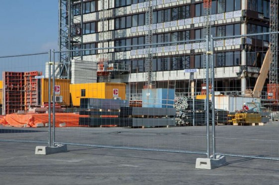 HERAS Garduri mobile - exemplu utilizare - Garduri mobile si imprejmuiri temporare pentru organizare de santier