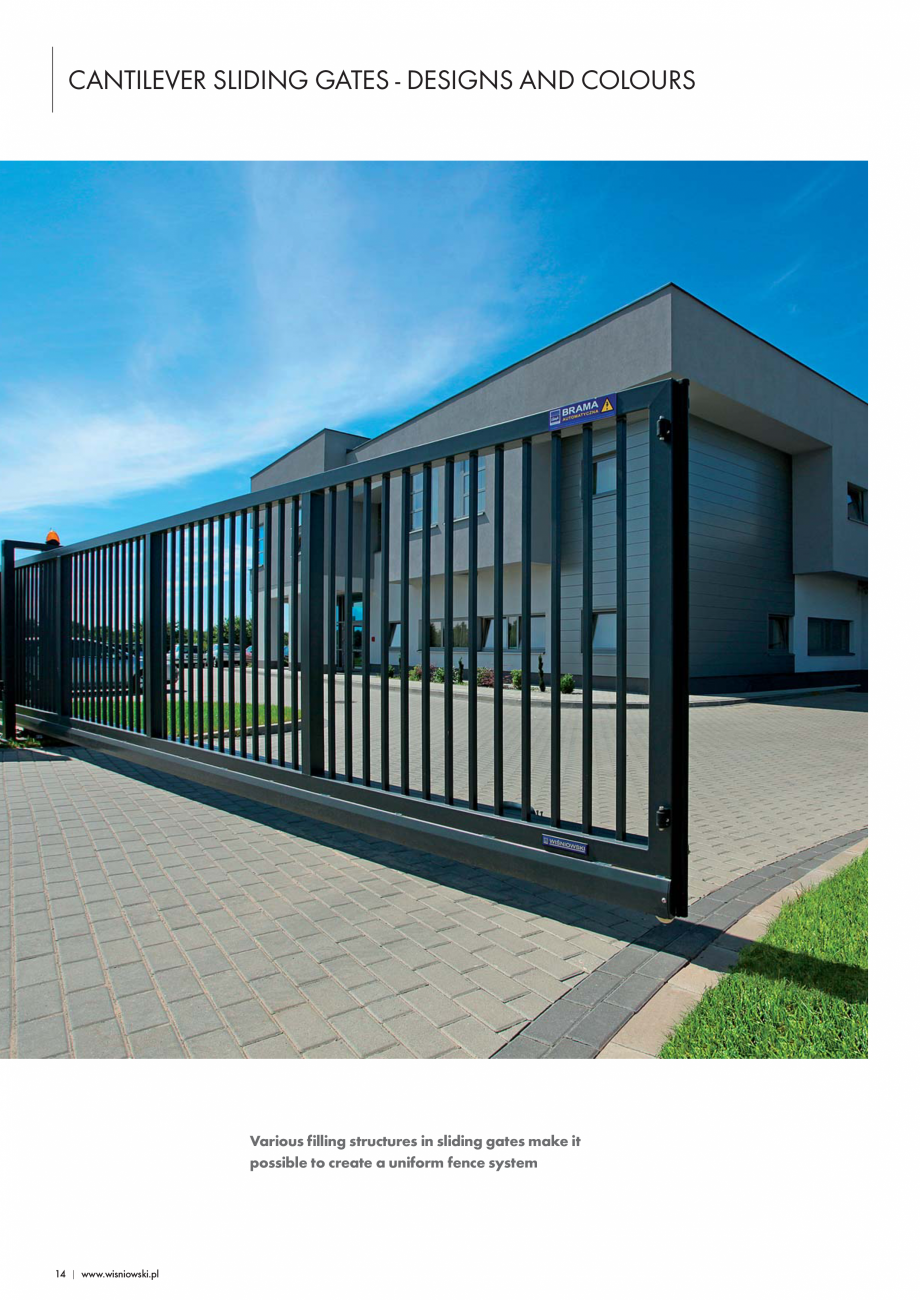 Pagina 3-Prezentare porti culisante autoportante Wisniowski PI 130, PI 200 Catalog, brosura Engleza er...