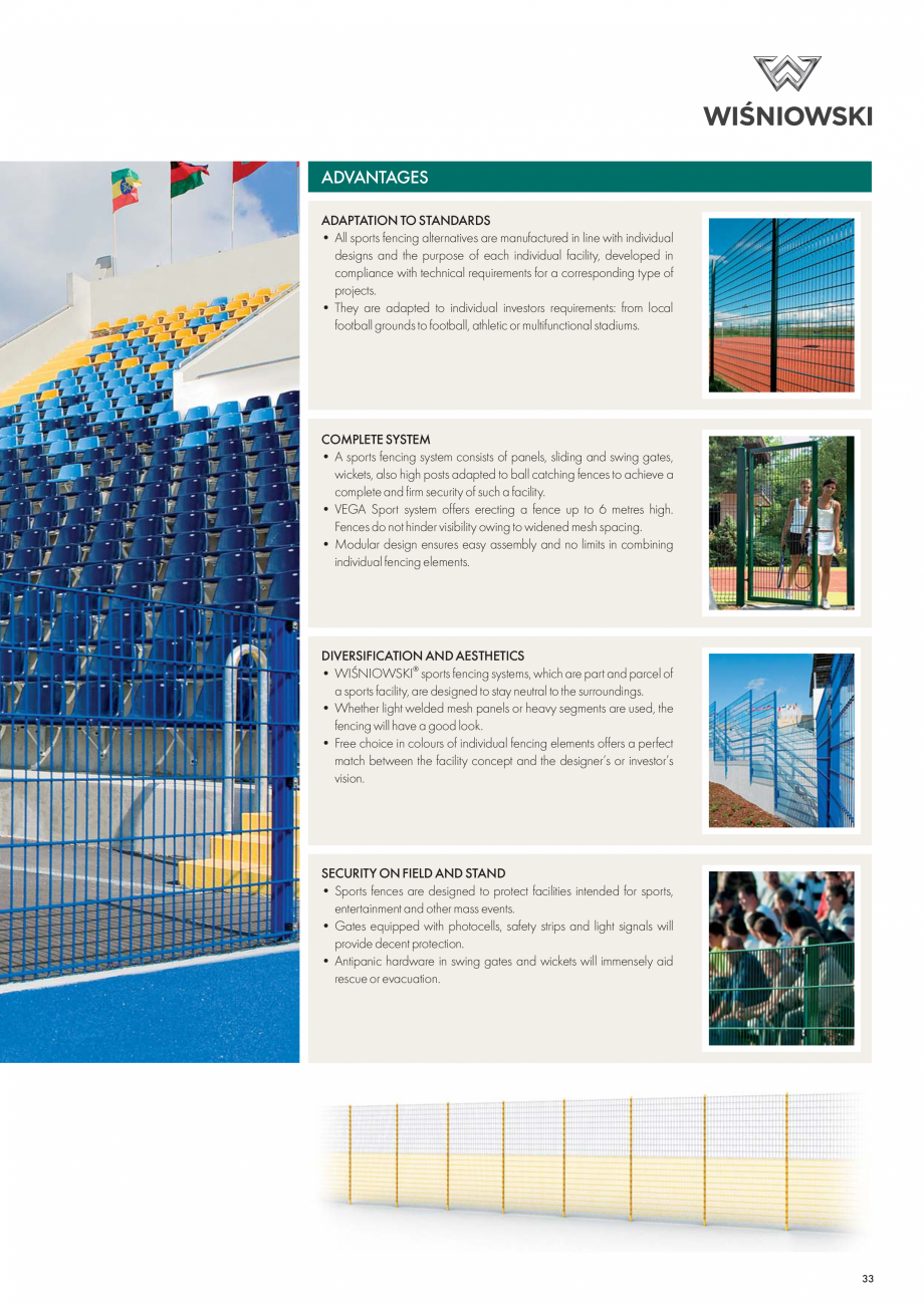 Pagina 4-Prezentare - panouri rigide cu dublu fir Wisniowski VEGA 2D  Catalog, brosura Engleza ilities...