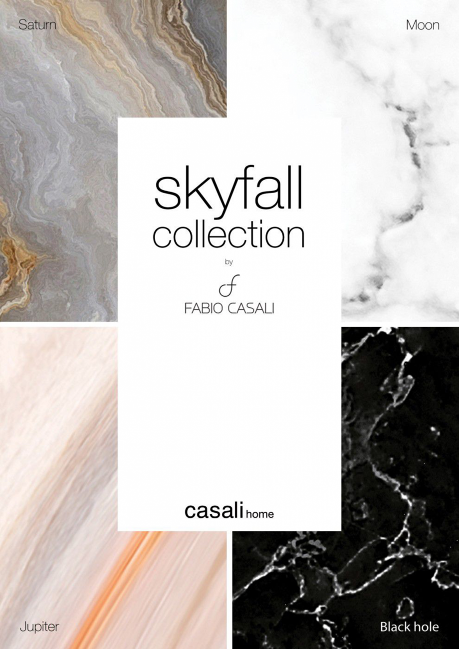 Pagina 1-Cartela culori Skyfall Marble 1 CASALI HOME Jupiter, Saturn Catalog, brosura Romana 