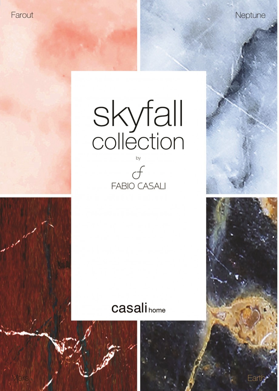 Pagina 1-Cartela culori Skyfall Marble 2 CASALI HOME Earth, Neptune Catalog, brosura Romana 