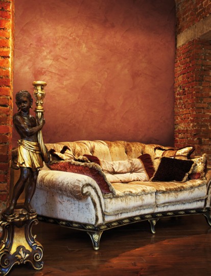 Finisaj interior cu produs decorativ Aureum AUREUM Finisaj decorativ cu efect aurit