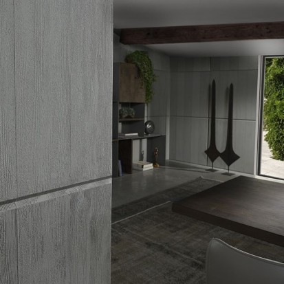 Finisaj interior cu produs decorativ Cemento materico CEMENTO MATERICO Produs decorativ