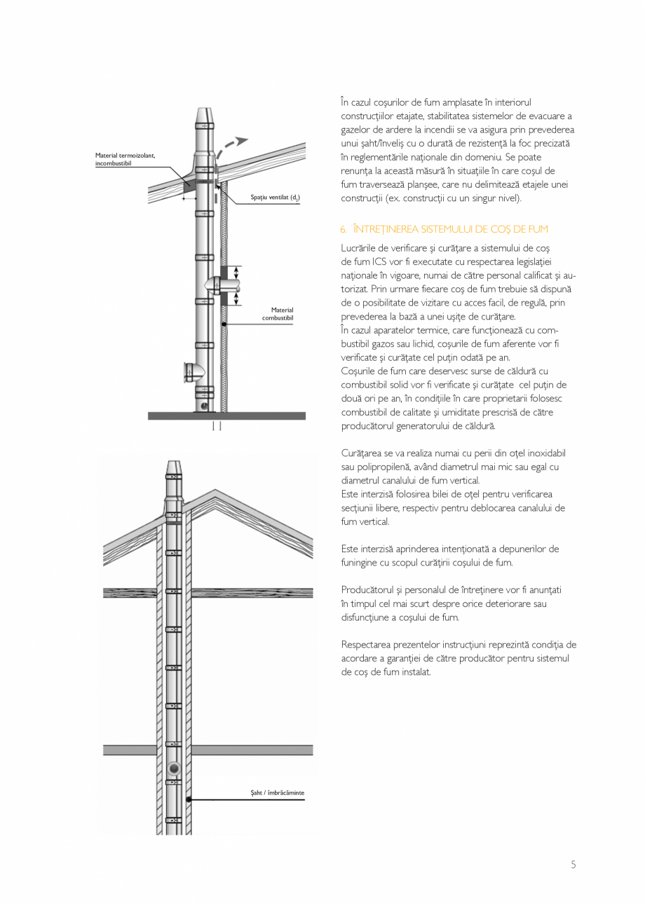 Pagina 5 - Sisteme profesionale de cosuri de fum din inox SCHIEDEL ICS/ICS ECO, PERMETER, PRIMA PLUS...