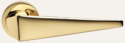 Maner KOMFORT auriu, cu rozeta KOMFORT Manere deosebite pentru usi