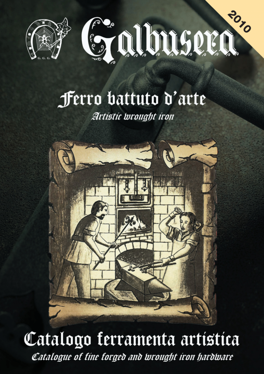 Pagina 1-Manere si silduri din fier forjat pentru usi si ferestre GALBUSERA BERLIN Catalog, brosura Engleza, ...