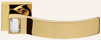 Manere usi de lux cu insertie de cristale Strass Swarovski disponibile pe rozeta - auriu Elios