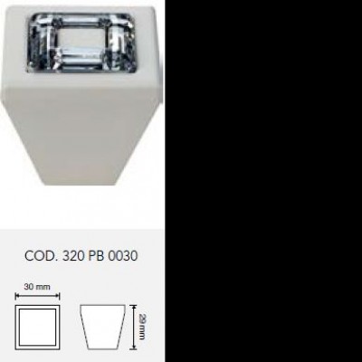 DALI BUSINESS Buton pentru mobila Ring Crystal - dimensiuni - Butoni si manere pentru mobilier DALI