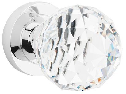 Buton cu insertie de cristal - detaliu Lux Buton pentru usa