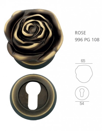 Buton pentru usa - Rose - detalii Rose Buton pentru usa