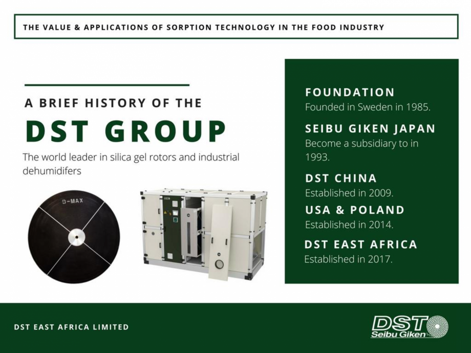 Pagina 1-O scurta istorie a DST GROUP DST Catalog, brosura Engleza 