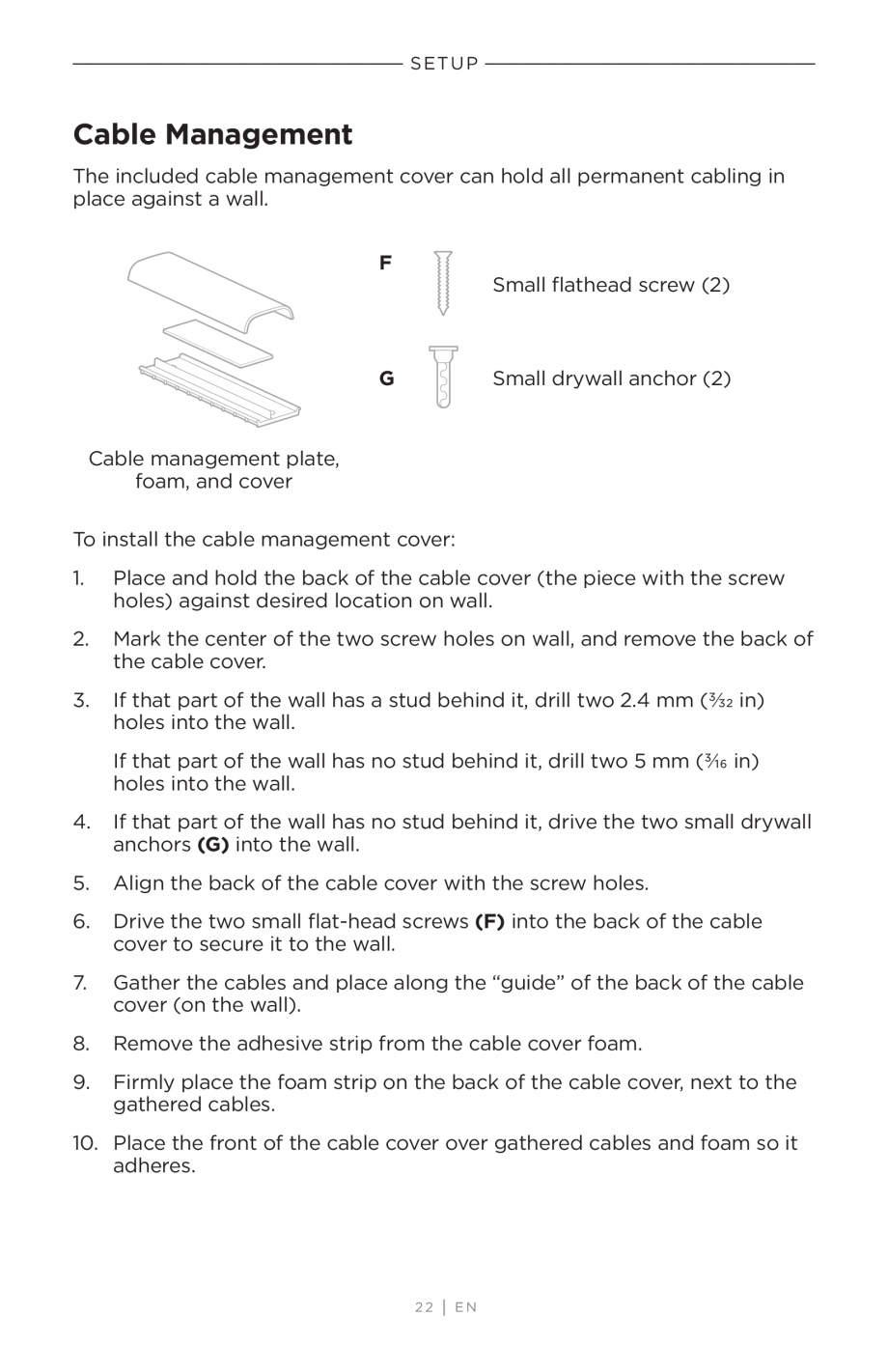 Pagina 22-Ghidul utilizatorului - Videobar BOSE Bose videobar VB-S Instructiuni montaj, utilizare Engleza .......