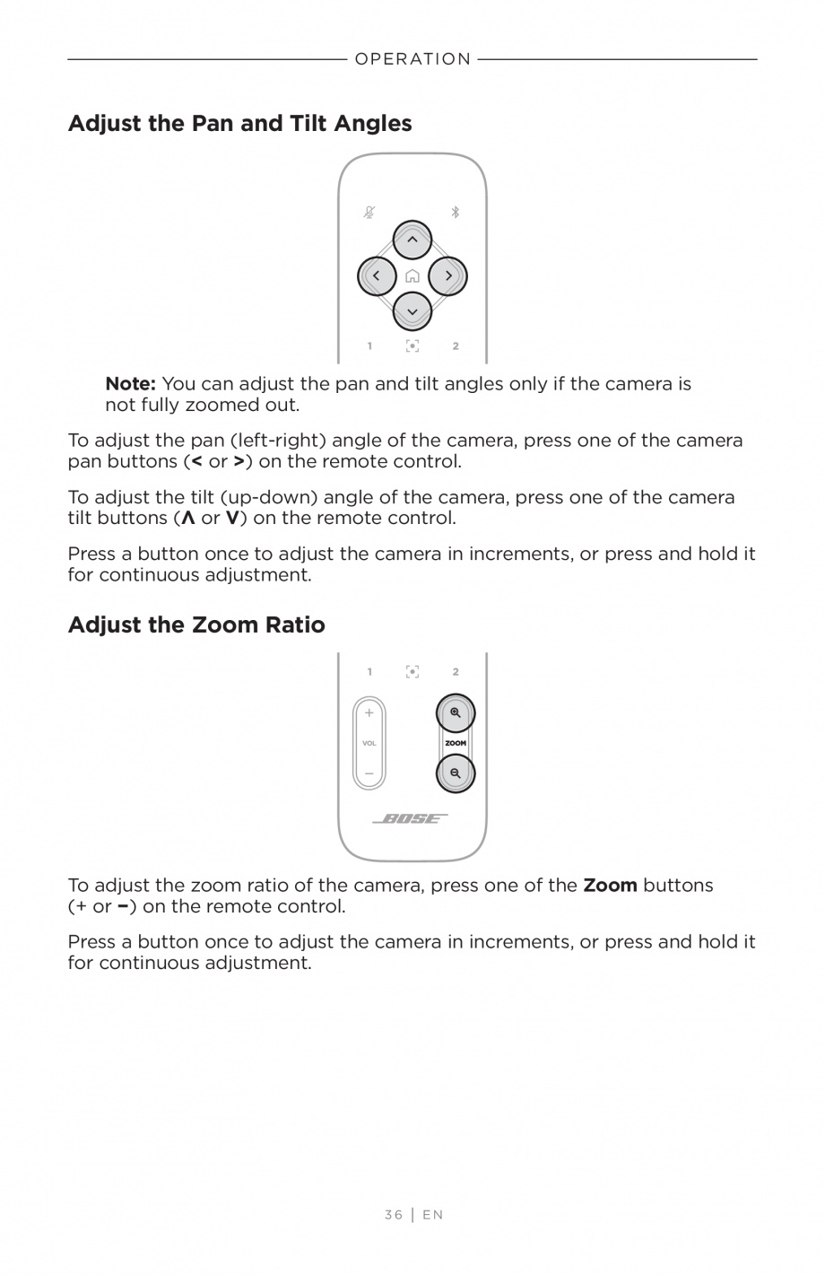 Pagina 36-Ghidul utilizatorului - Videobar BOSE Bose videobar VB-S Instructiuni montaj, utilizare Engleza ...