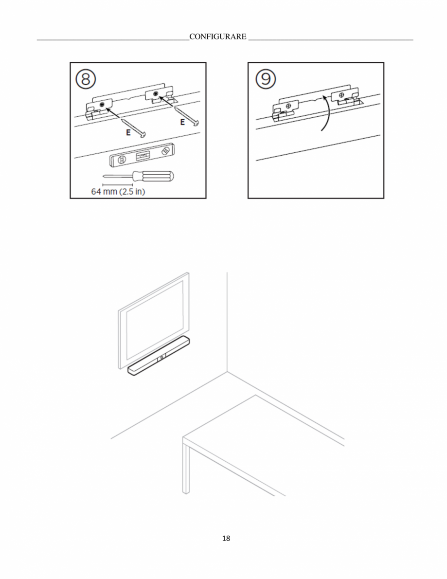 Pagina 18-Ghidul utilizatorului - Videobar  BOSE Bose videobar VB1 Instructiuni montaj, utilizare Romana iale ...