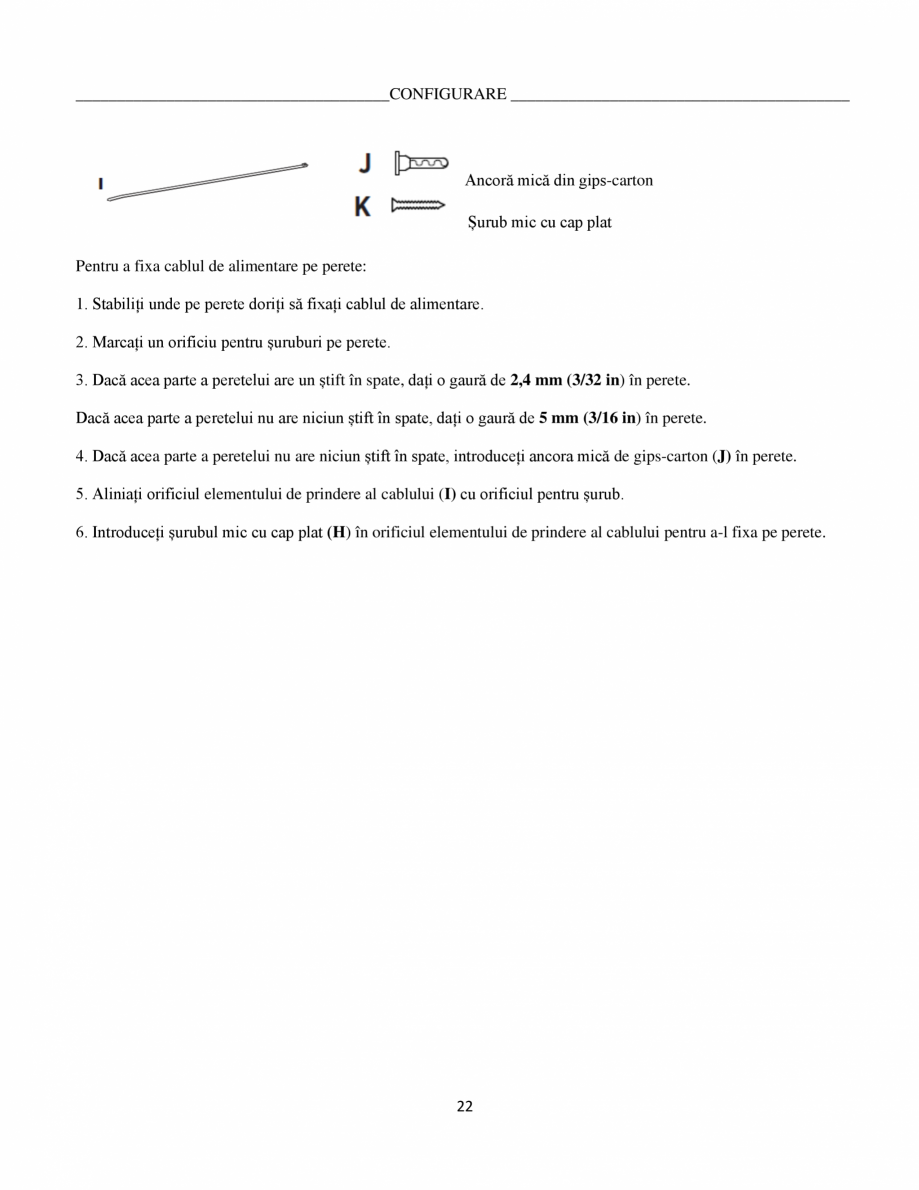 Pagina 22-Ghidul utilizatorului - Videobar  BOSE Bose videobar VB1 Instructiuni montaj, utilizare Romana ........