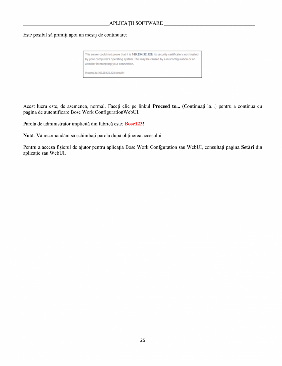 Pagina 25-Ghidul utilizatorului - Videobar  BOSE Bose videobar VB1 Instructiuni montaj, utilizare Romana ații...