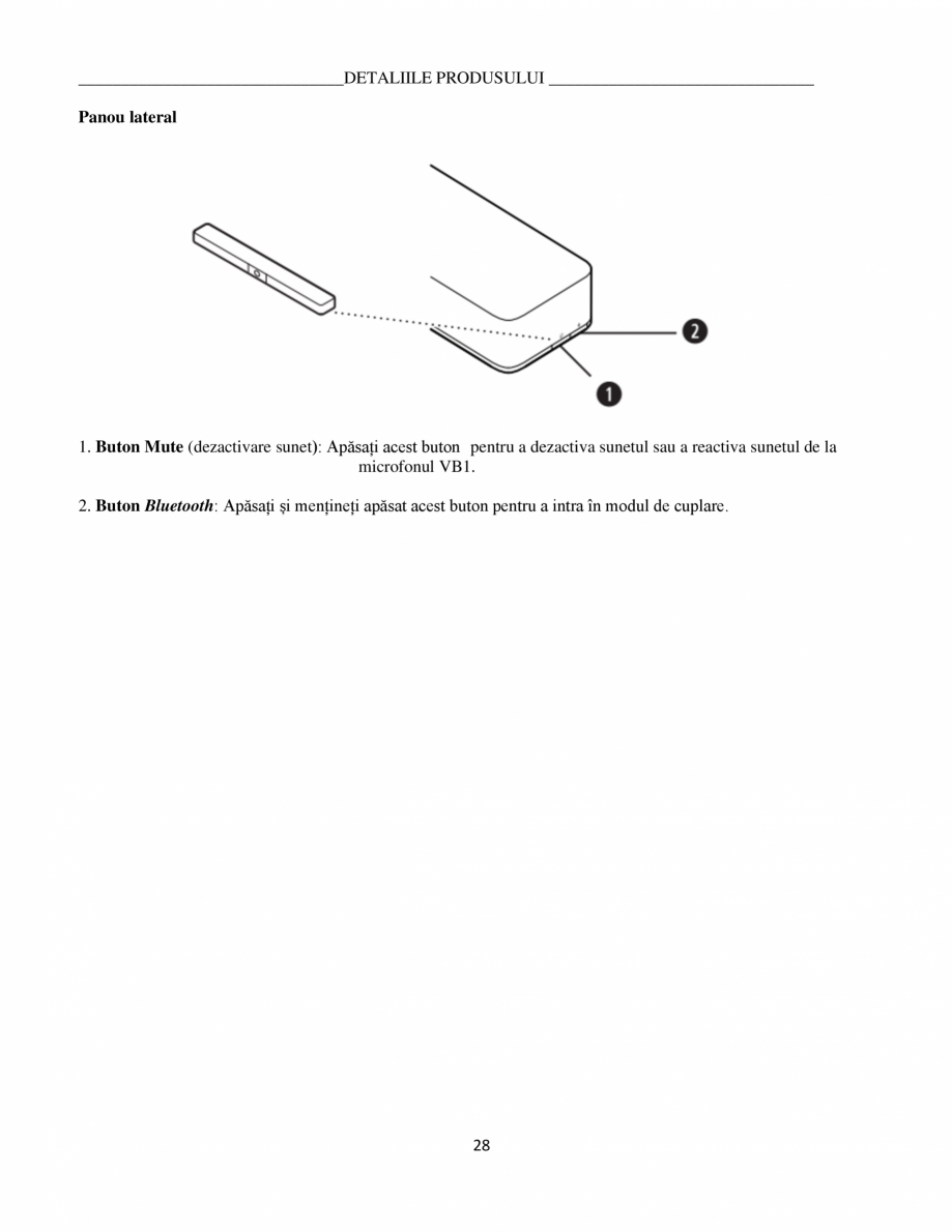 Pagina 28-Ghidul utilizatorului - Videobar  BOSE Bose videobar VB1 Instructiuni montaj, utilizare Romana...