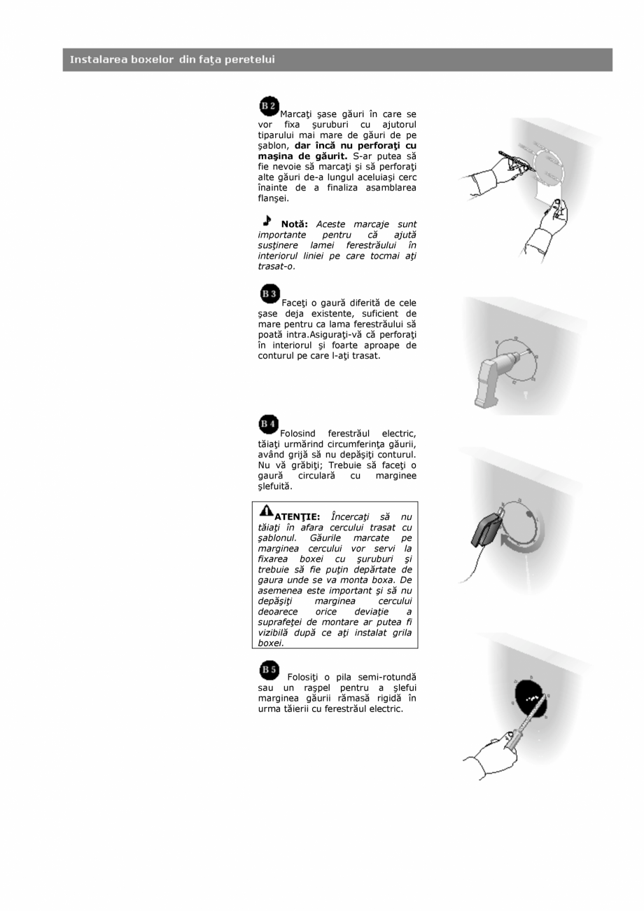 Pagina 12 - Manual de utilizare - boxe cu fir pentru exterior BOSE 131 Instructiuni montaj,...