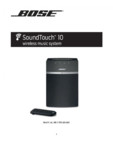 Manual de utilizare pentru boxa WiFi  BOSE - SoundTouch 10