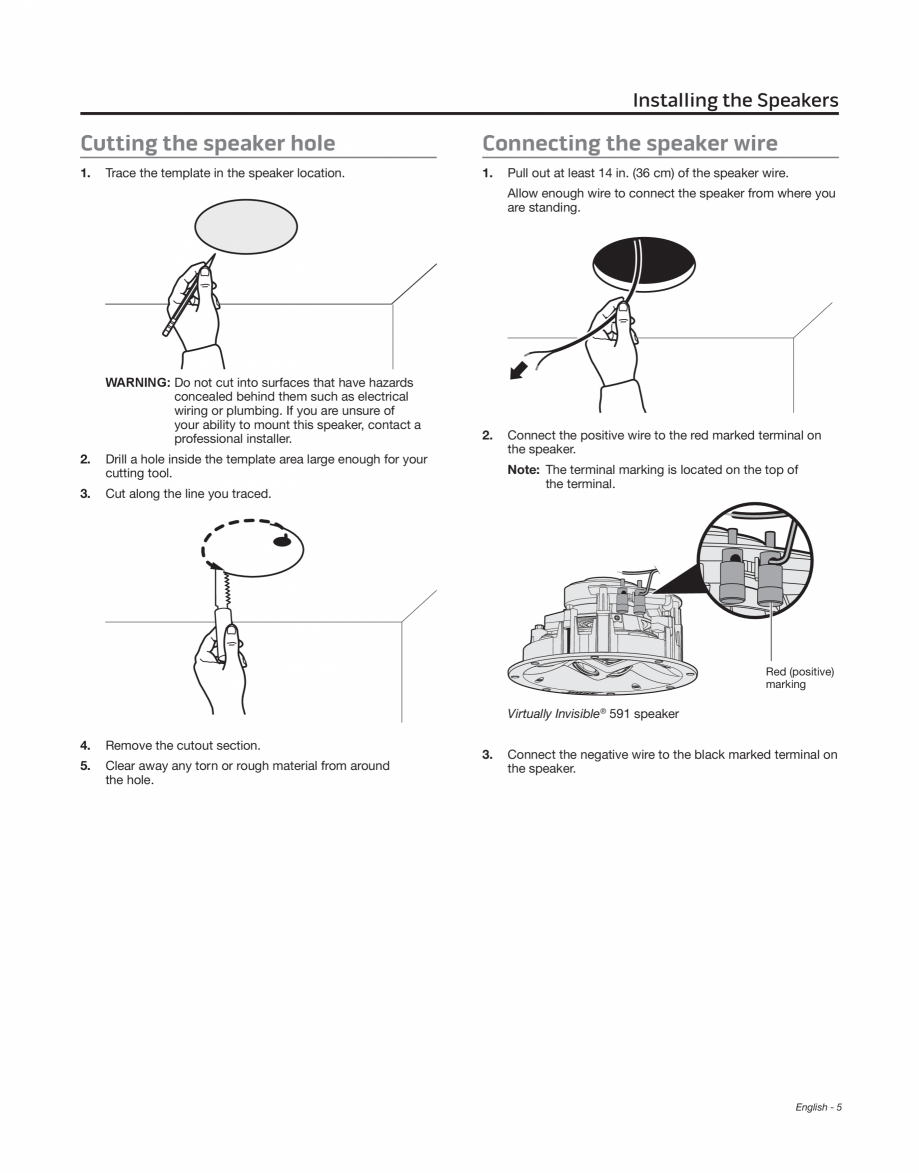 Pagina 5-Manual de utilizare pentru boxe stereo BOSE 791 Instructiuni montaj, utilizare Engleza rmity can be ...