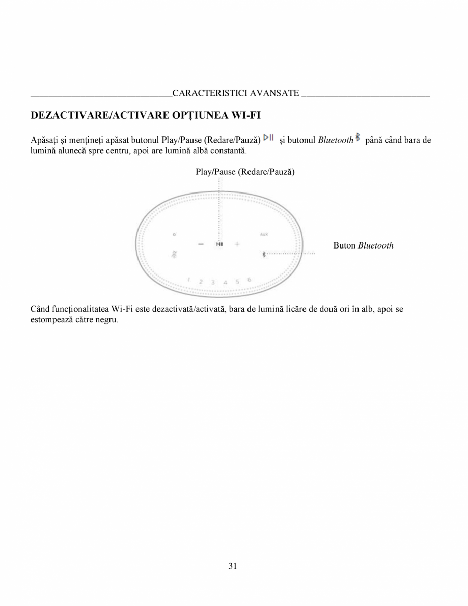 Pagina 31-Manual de utilizare - Bose Home Speaker 500 BOSE Home Speaker 500  Instructiuni montaj,...
