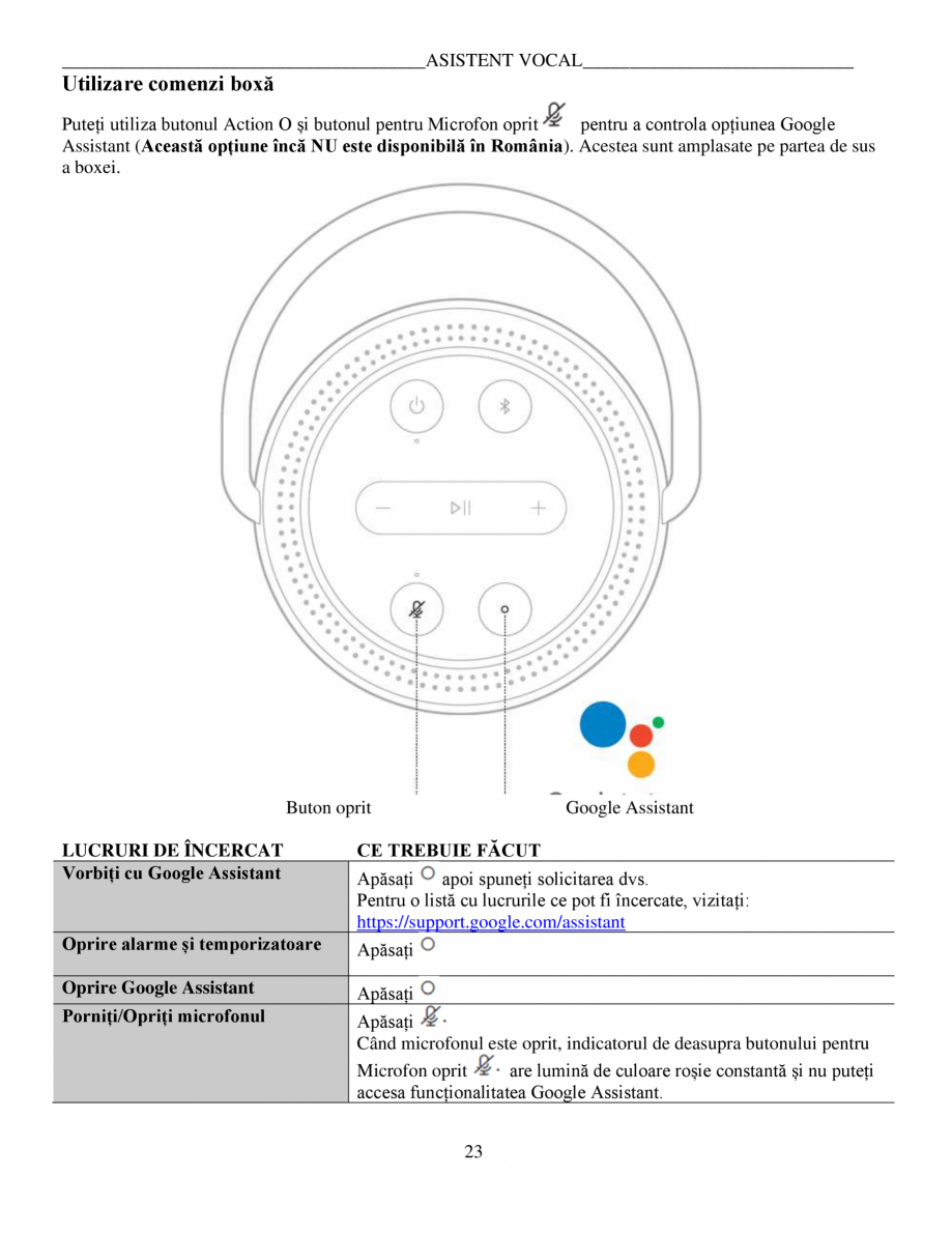 Pagina 23-Manual de utilizare - Home Speaker Portable BOSE Home Speaker Portable Triple  Instructiuni...
