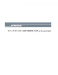 Manual de utilizare boxa bluetooth Bose BOSE - SoundLink Flex Gen2
