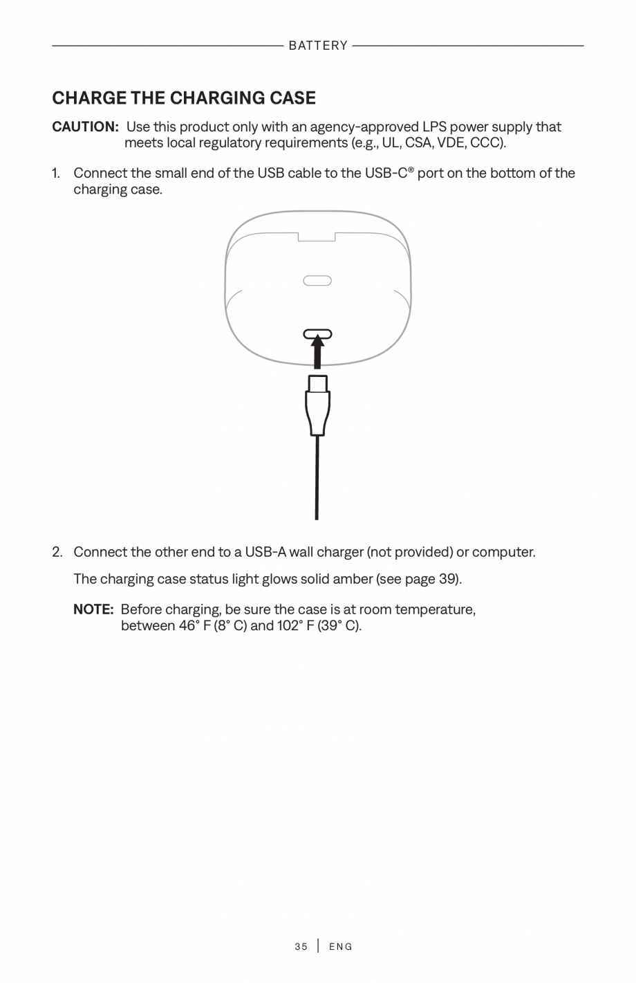 Pagina 35 - Manual de utilizare pentru casti true wireless cu anularea zgomotului BOSE QuietComfort ...