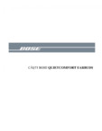 Manual de utilizare pentru casti cu anularea zgomotului BOSE - Quiet Comfort Earbuds