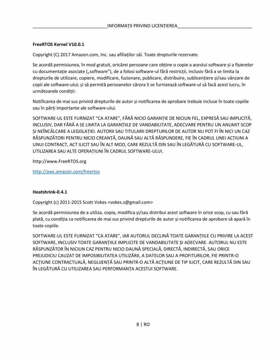 Pagina 8-Manual de utilizare pentru soundbar BOSE Bose TV Instructiuni montaj, utilizare Romana ările care...