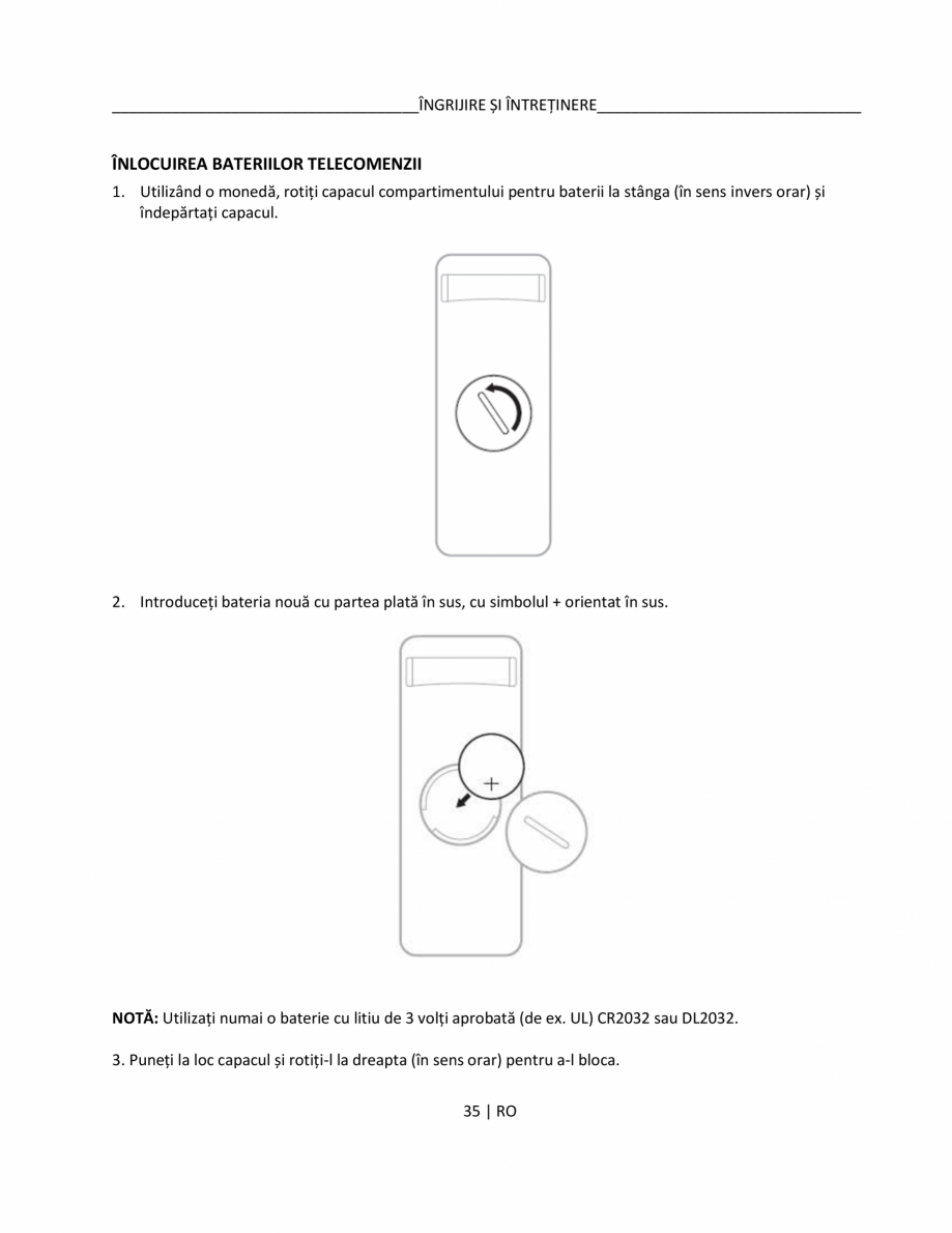 Pagina 35-Manual de utilizare pentru soundbar BOSE Bose TV Instructiuni montaj, utilizare Romana entru sursa...