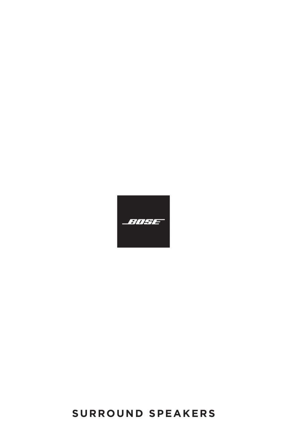 Pagina 1-Manual de utilizare Boxe Bose Surround BOSE Instructiuni montaj, utilizare Engleza SURROUND SPEAKERS...