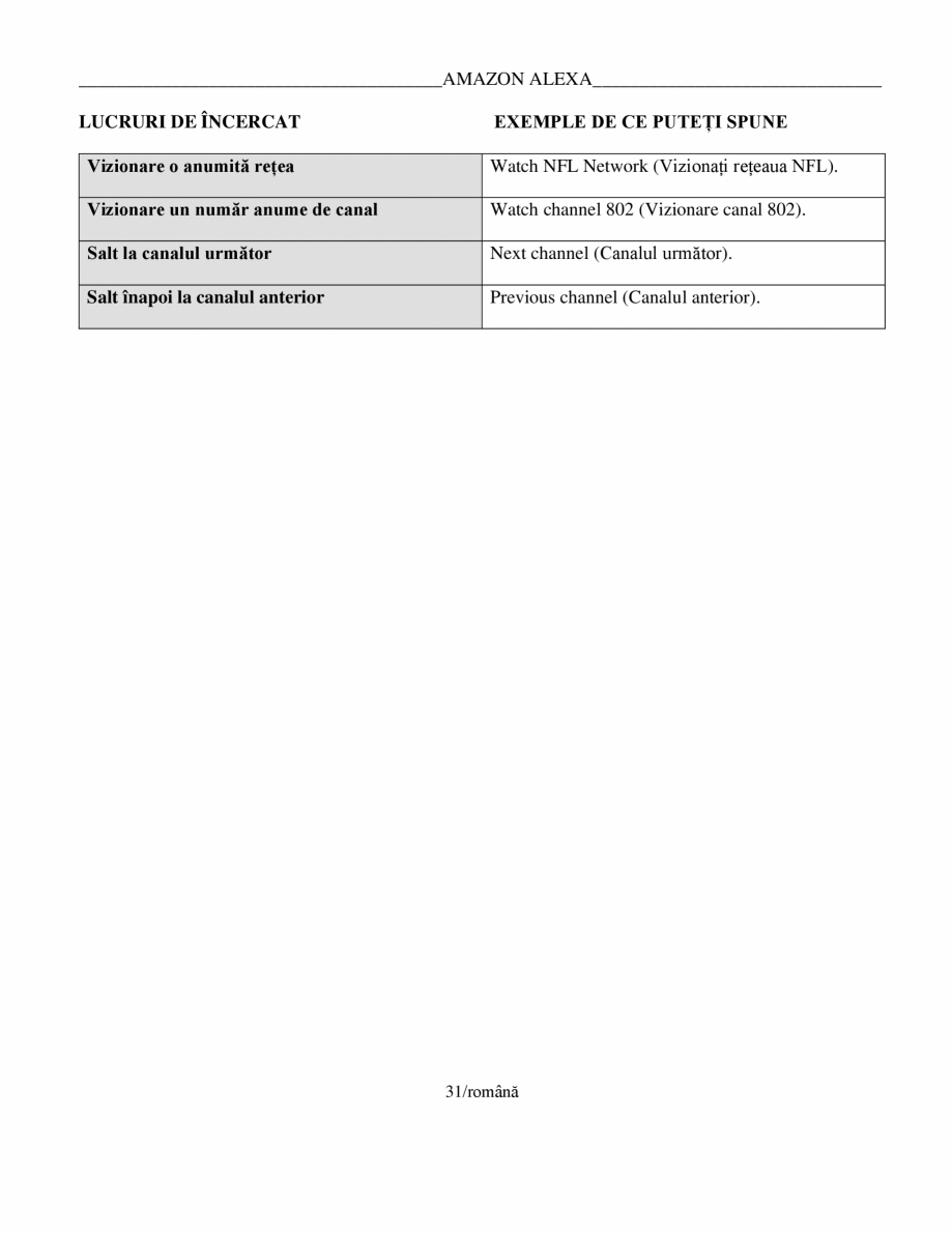Pagina 31 - Manual de utilizare pentru soundbar Smart Bose BOSE Instructiuni montaj, utilizare...