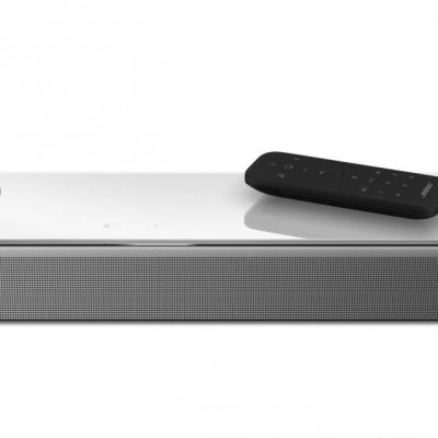 BOSE Soundbar alb vazut de aproape - Sisteme home cinema cu WiFi sau Bluetooth BOSE