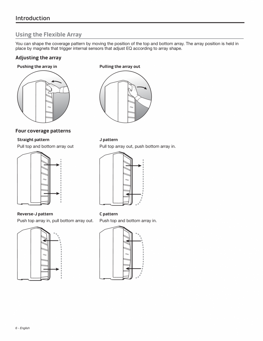 Pagina 6-Manual de utiliare pentru subwoofer BOSE F1 Instructiuni montaj, utilizare Engleza instruction...