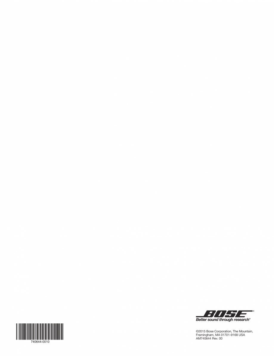 Pagina 24-Manual de utiliare pentru subwoofer BOSE F1 Instructiuni montaj, utilizare Engleza bwoofer output to...