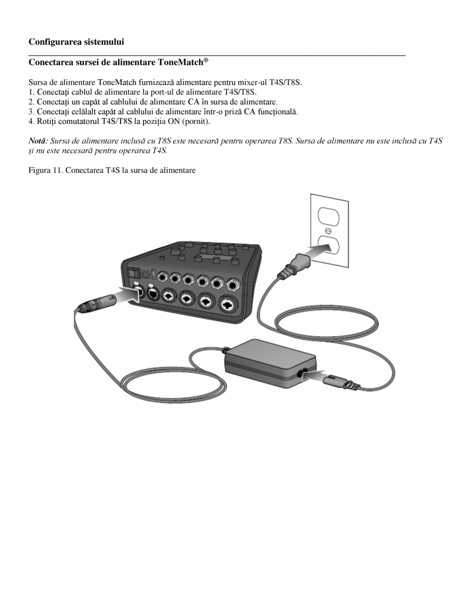 Pagina 12 - Ghid de instalare rapida pentru dispozitiv de procesare digitala a semnalului BOSE...