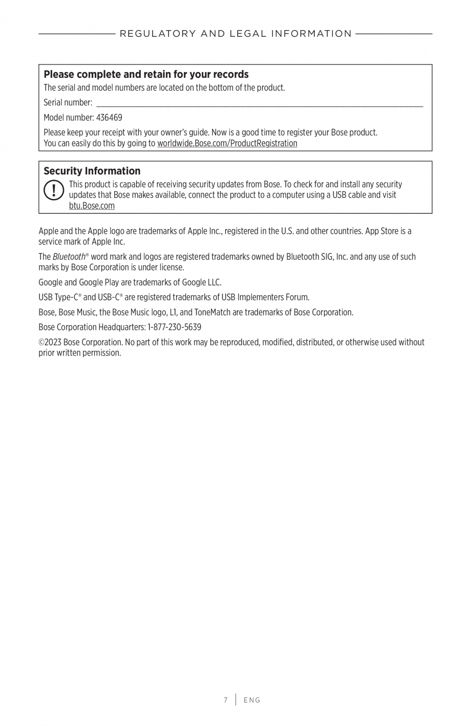 Pagina 7-Manual de utilizare pentru sistem audio portabil pentru muzica live BOSE S1 PRO + Instructiuni...