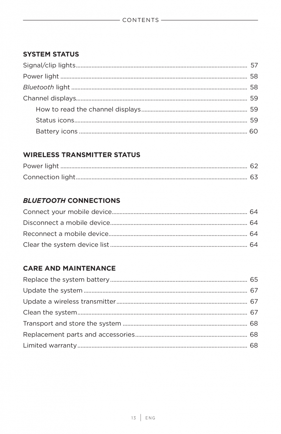 Pagina 13-Manual de utilizare pentru sistem audio portabil pentru muzica live BOSE S1 PRO + Instructiuni...