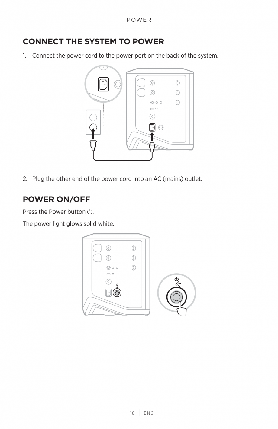 Pagina 18-Manual de utilizare pentru sistem audio portabil pentru muzica live BOSE S1 PRO + Instructiuni...