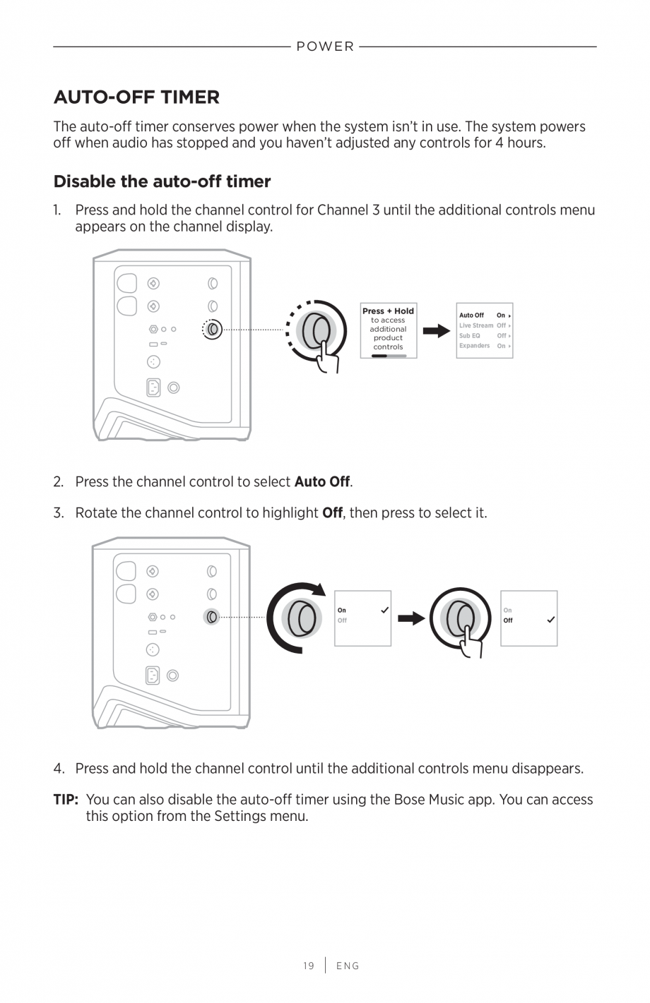 Pagina 19-Manual de utilizare pentru sistem audio portabil pentru muzica live BOSE S1 PRO + Instructiuni...