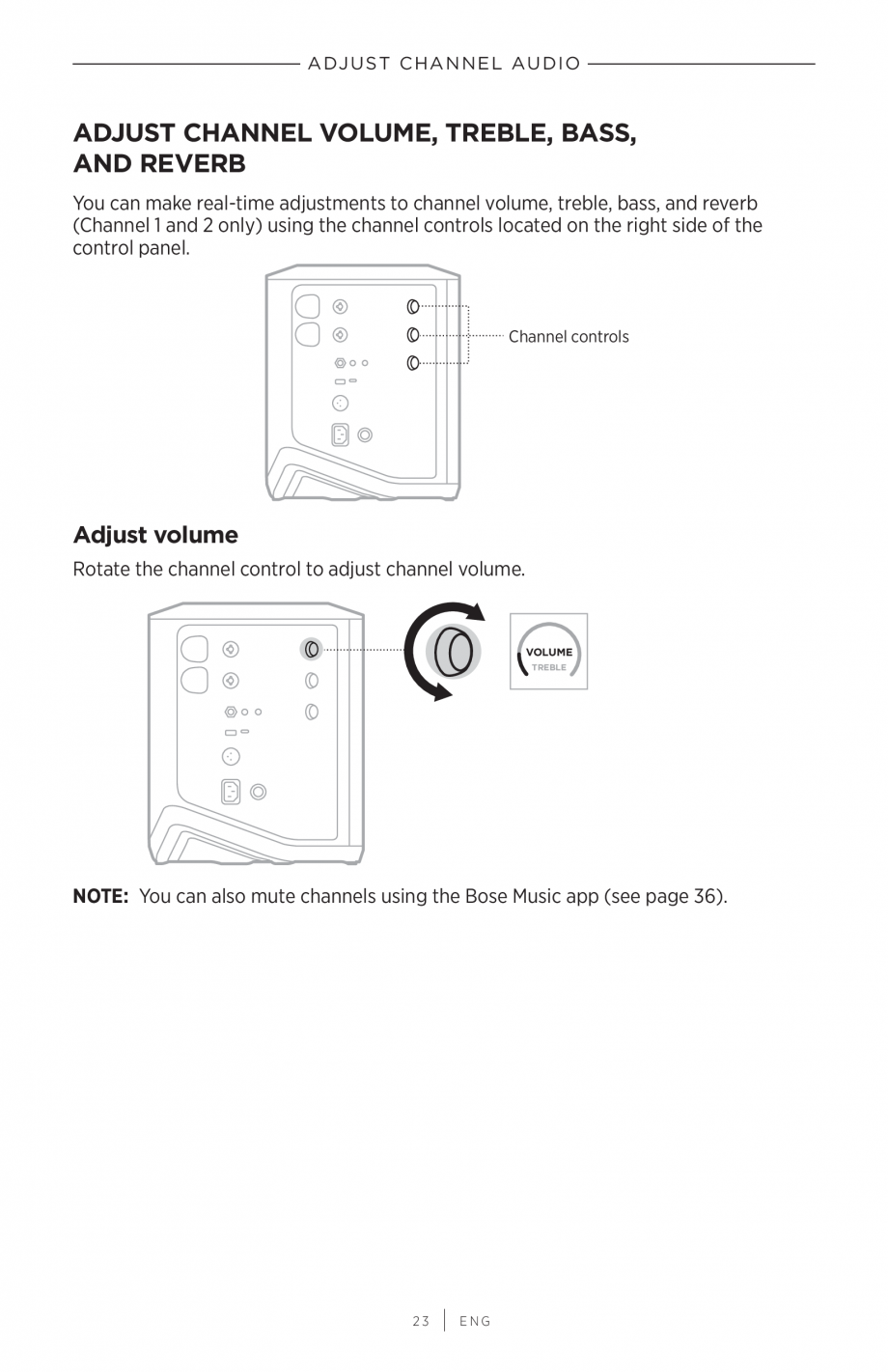 Pagina 23-Manual de utilizare pentru sistem audio portabil pentru muzica live BOSE S1 PRO + Instructiuni...