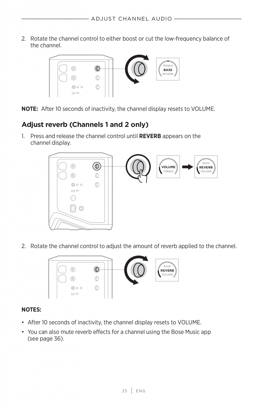 Pagina 25-Manual de utilizare pentru sistem audio portabil pentru muzica live BOSE S1 PRO + Instructiuni...