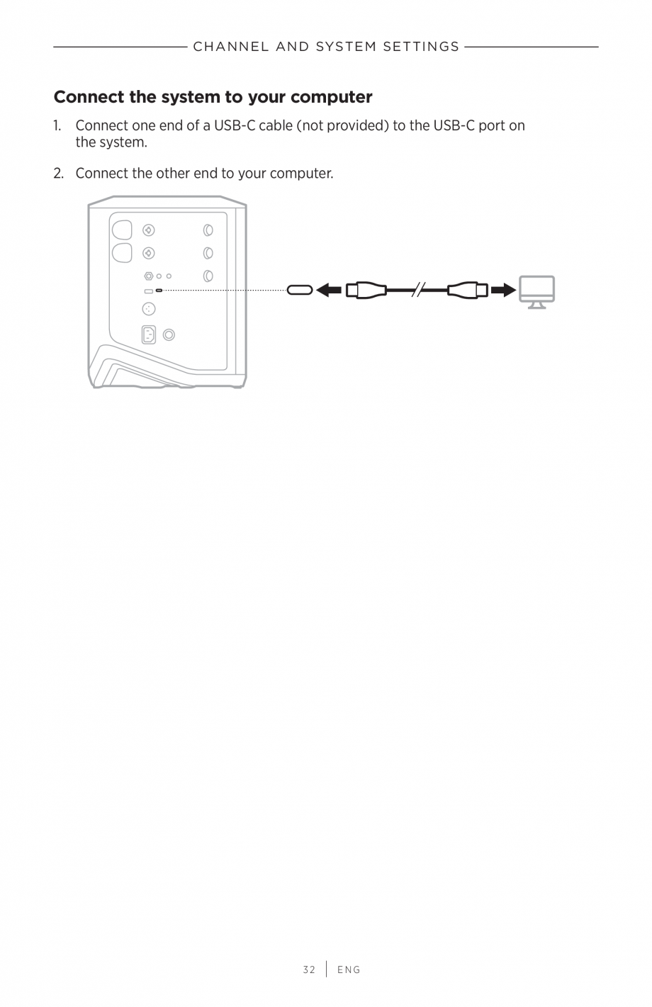 Pagina 32-Manual de utilizare pentru sistem audio portabil pentru muzica live BOSE S1 PRO + Instructiuni...