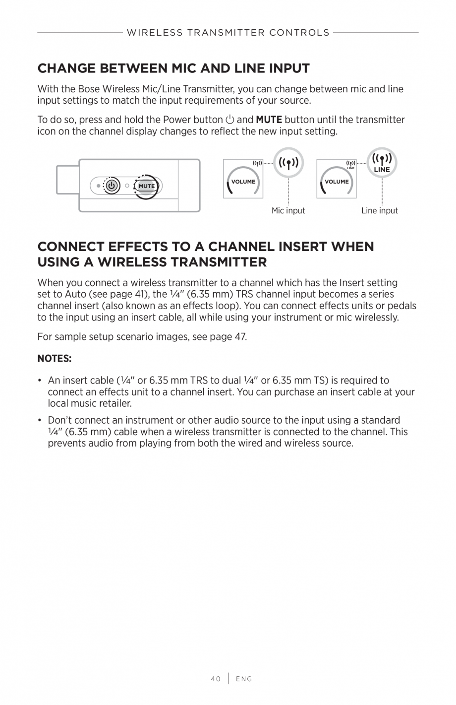 Pagina 40-Manual de utilizare pentru sistem audio portabil pentru muzica live BOSE S1 PRO + Instructiuni...