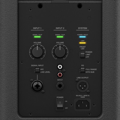 BOSE Boxa array flexibila F1 812 - detalii panou control - Sisteme audio portabile pentru muzica