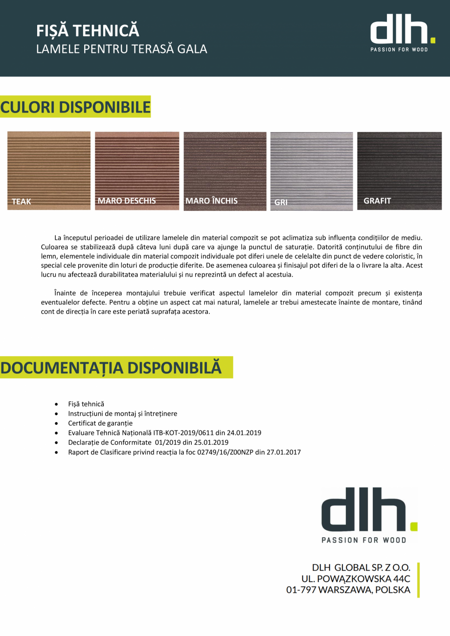 Pagina 2-Lamele pentru terasa din material compozit GALA Decolandia GGR-WPC, GG-WPC, GM-WPC, GT-WPC...